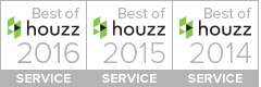 Best of Service, Houzz 2014,2015,2016
